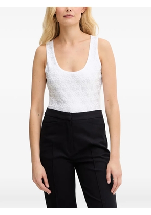 GUESS USA logo-embellished tank top - White