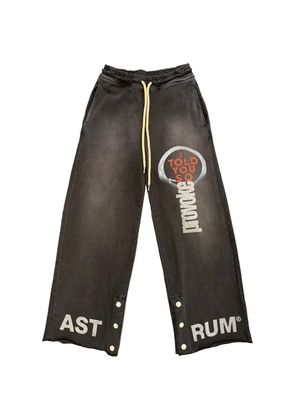 astrum Provoke logo-print track pants - Grey