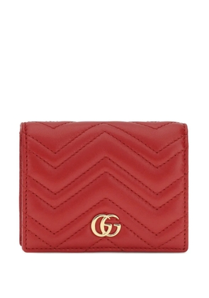 Gucci small GG Marmont wallet - Red