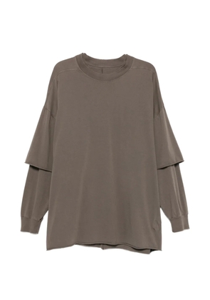 Rick Owens DRKSHDW Tommy Hustler layered-sleeve T-shirt - Grey