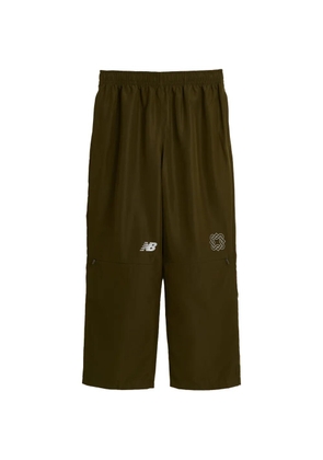 New Balance logo-print track pants - Green