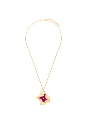 Completedworks resin-pendant necklace - Gold