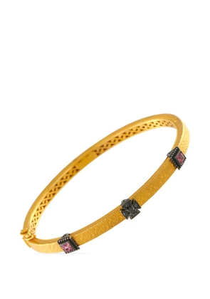 Konstantino tourmaline and diamond bangle bracelet - Gold