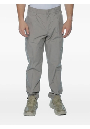 Emporio Armani pleated straight-leg trousers - Green