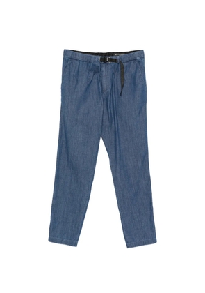 White Sand Greg F belted elasticated-waist trousers - Blue