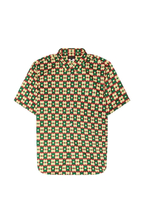 Comme des Garçons Homme Plus geometric-print short-sleeve shirt - Green