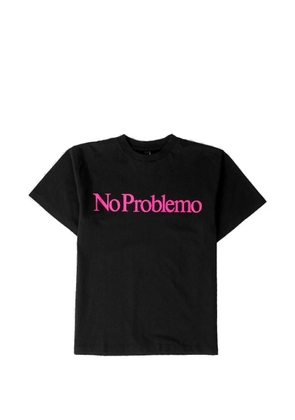 NO PROBLEMO logo-print T-shirt - Black