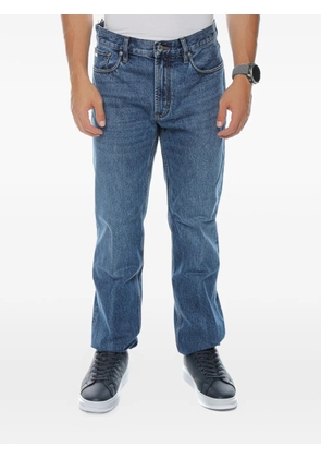 Emporio Armani logo-plaque jeans - Blue