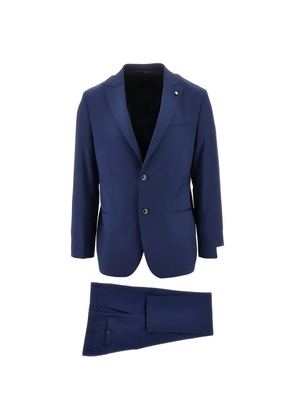 Luigi Bianchi single-breasted wool suit - Blue
