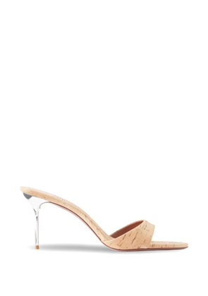 Paris Texas Lidia cork-effect stiletto sandals - Neutrals