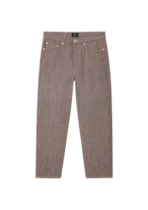 A.P.C. Jean Martin straight-leg five-pocket jeans - Brown