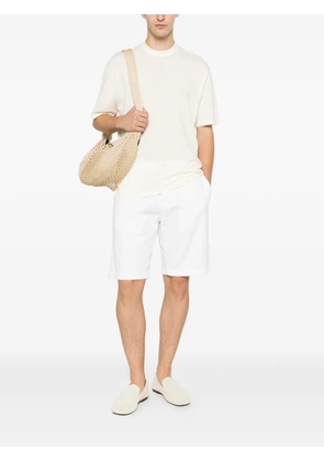 Jacob Cohën logo-patch shorts - White
