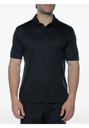 Emporio Armani short-sleeve polo shirt - Black