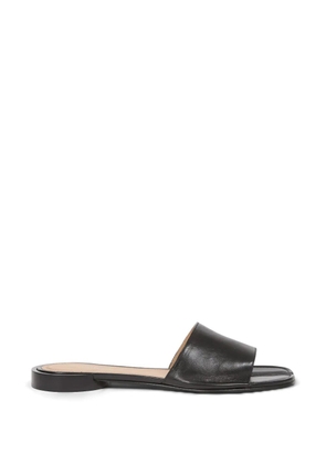 Maison Margiela Tabi leather flat sandals - Black
