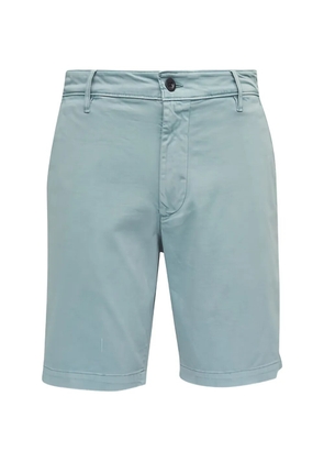 AG Jeans belt-loop welt-pocket shorts - Blue