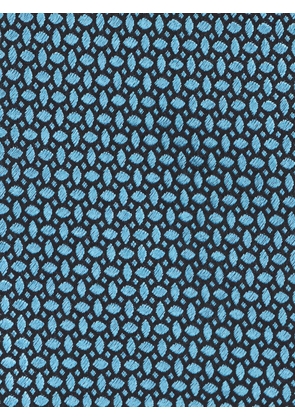 Isaia geometric-pattern tie - Blue