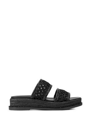 DKNY Brucian platform espadrilles - Black