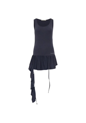 Mardi Mercredi ruffle-hem sleeveless top - Blue