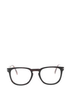 DAVID BECKHAM EYEWEAR tortoiseshell-effect square-frame glasses - Brown