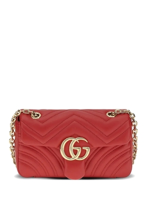 Gucci small GG Marmont quilted shoulder bag - Red