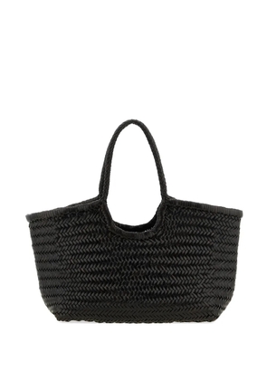DRAGON DIFFUSION large Nantucket woven-leather tote bag - Brown