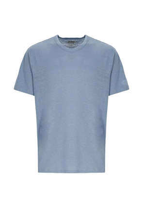 MC2 Saint Barth logo-embroidered T-shirt - Blue