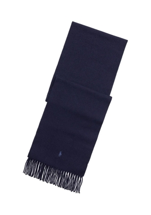 Polo Ralph Lauren fringed cashmere scarf - Blue