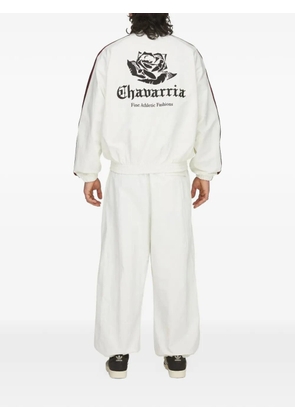 adidas x Willy Chavarria logo-print track pants - White
