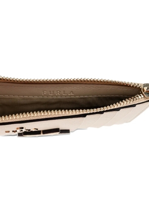 Furla Camelia Medium star-patch card holder - Neutrals