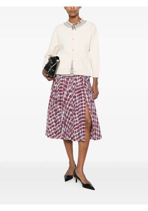 Nº21 button-up knitted cardigan - Neutrals