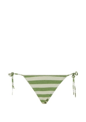 MC2 Saint Barth Marielle striped bikini bottoms - Green