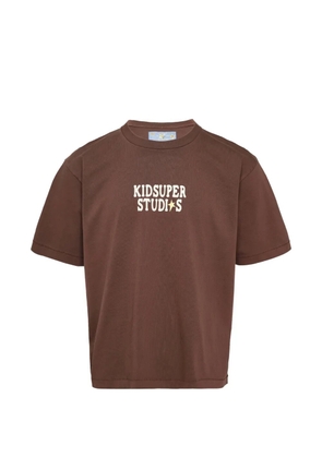 KidSuper graphic-print T-shirt - Brown