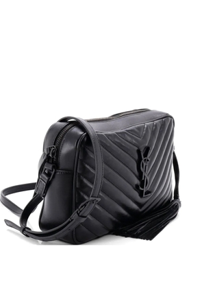Saint Laurent Pre-Owned Lou Camera Bag Matelasse Chevron Leather Small crossbody bag - Black