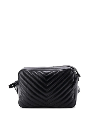 Saint Laurent Pre-Owned Lou Camera Bag Matelasse Chevron Leather Small crossbody bag - Black