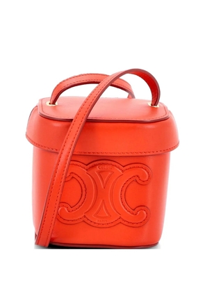 Celine Pre-Owned Cuir Triomphe Box Bag Leather Small bucket bag - Red