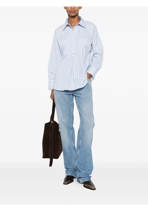 Pennyblack striped long-sleeve blouse - Blue