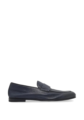 Barrett grainy leather loafers - Brown