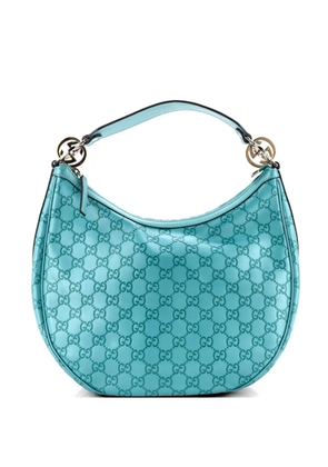 Gucci Pre-Owned Twins Guccissima Leather Medium hobo bag - Blue