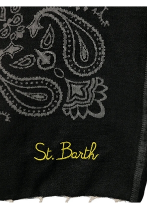 MC2 Saint Barth Foutas bandana-print beach towel - Black