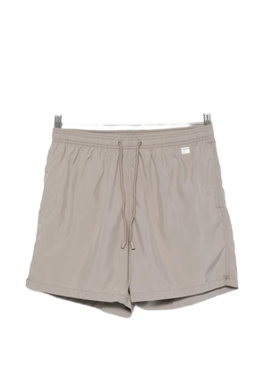 MC2 Saint Barth Lighting logo-patch swim shorts - Grey