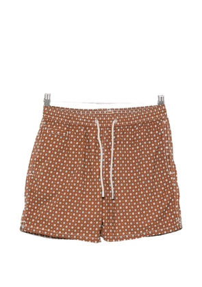 MC2 Saint Barth Lighting floral-print swim shorts - Brown
