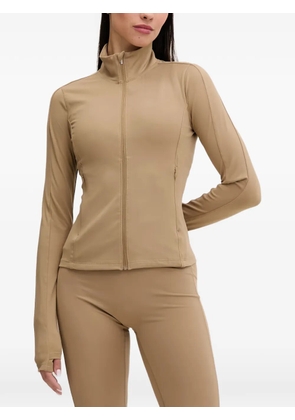 Casall zip-up thumb-slot jacket - Neutrals
