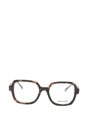 Zadig&Voltaire tortoiseshell-effect geometric-frame glasses - Brown
