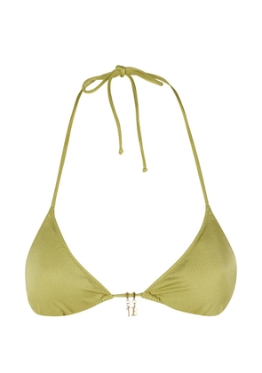 MC2 Saint Barth Leah charm-detail bikini top - Green