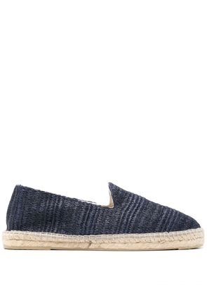 Manebi woven-effect slip-on espadrilles - Blue