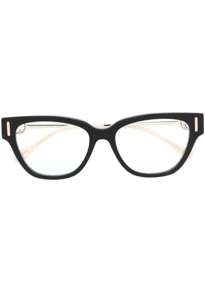 Gucci Eyewear square-frame clear glasses - Black