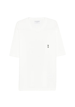 ICON DENIM round-neck star-detail T-shirt - White