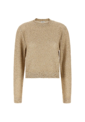 Brunello Cucinelli sequin-embellished knitted sweater - Gold