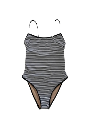 LIDO striped ribbed swimsuit - Black