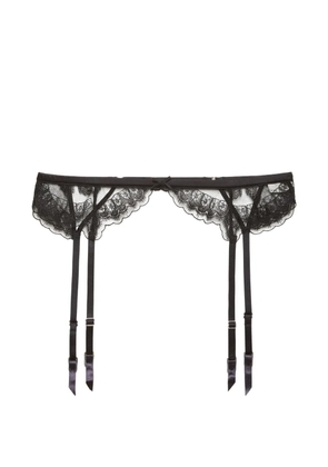 Fleur Du Mal Mila lace-trim garter belt - Black